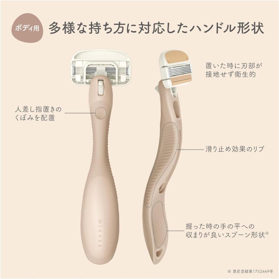 🇯🇵Japanese KAI miness 5-blade body knife for women (with 2 replacement blades) Razor for Body Razor with 2 Replacement Blades