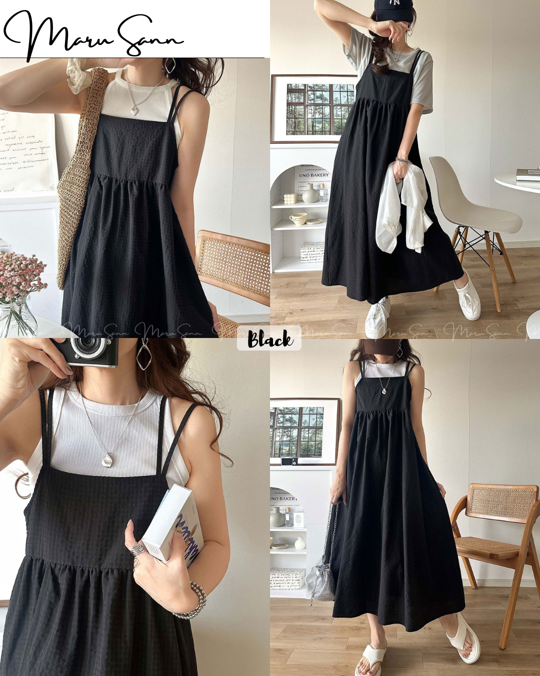 🇯🇵Japan Plaid Flared Slip Dress ◇ 日本 格紋喇叭型吊帶連身裙 🔎 ɪᴛᴇᴍ ɴᴏ:SS-jzrce1010442