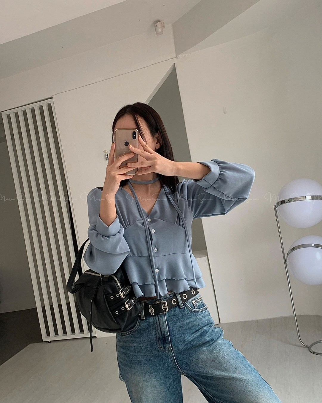 🇰🇷KOREA ♥ Ruffled shirt 荷葉邊襯衫 SS-KSS98935388