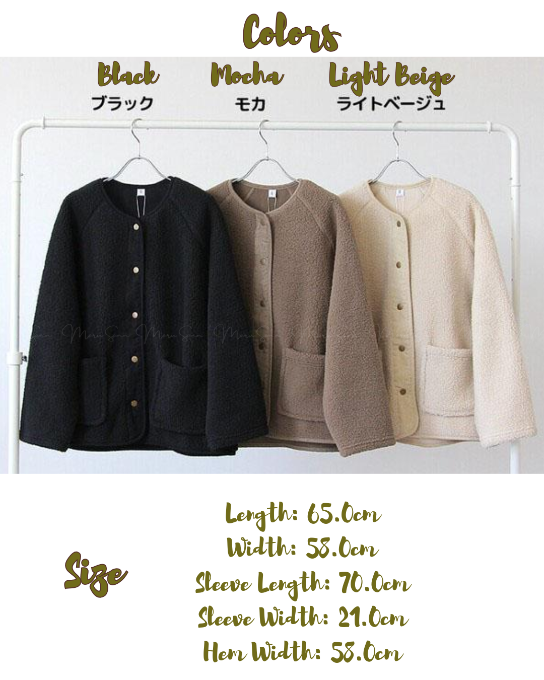 🇯🇵 JAPAN ♥ iro no hi Lambswool coat ♥ 羊羔絨外套 🔎 ɪᴛᴇᴍ ɴᴏ:SS-JS25706