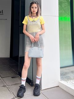 (50%off)🇯🇵 JAPAN ♥ Mohair Camisole Tunic outer Tops 馬海毛吊帶背心式外罩上衣 (2色) jr6471