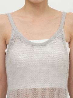 (50%off)🇯🇵 JAPAN ♥ Mohair Camisole Tunic outer Tops 馬海毛吊帶背心式外罩上衣 (2色) jr6471