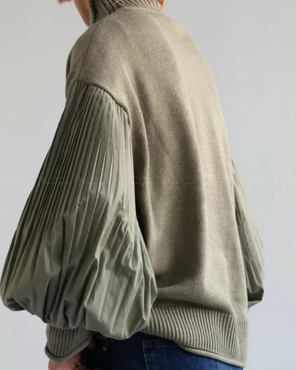 🇯🇵 JAPAN ♥ Pleated Sleeve Knit Top 皺褶袖針織上衣 ◍ 2色入 🔎 ɪᴛᴇᴍ ɴᴏ.： SS-jrhm2685