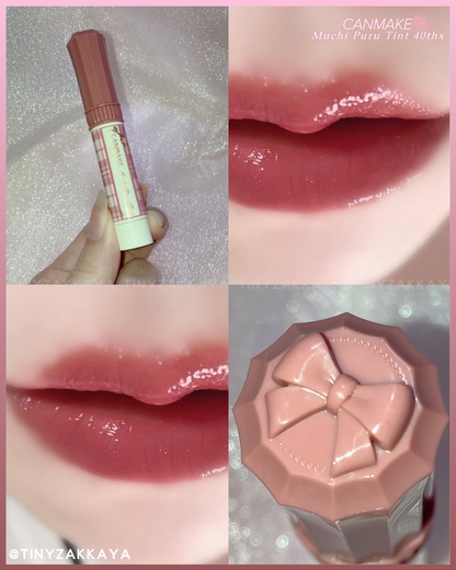 🇯🇵日本♥ CANMAKE 40週年限定色！Muchi Puru Tint 滋潤豐盈保濕唇膏 P40thx Strawberry Bonbon \手袋必備的百搭染唇顏色！易用方便攜帶/ キャンメイク むちぷるティント P40thx ストロベリーボンボン
