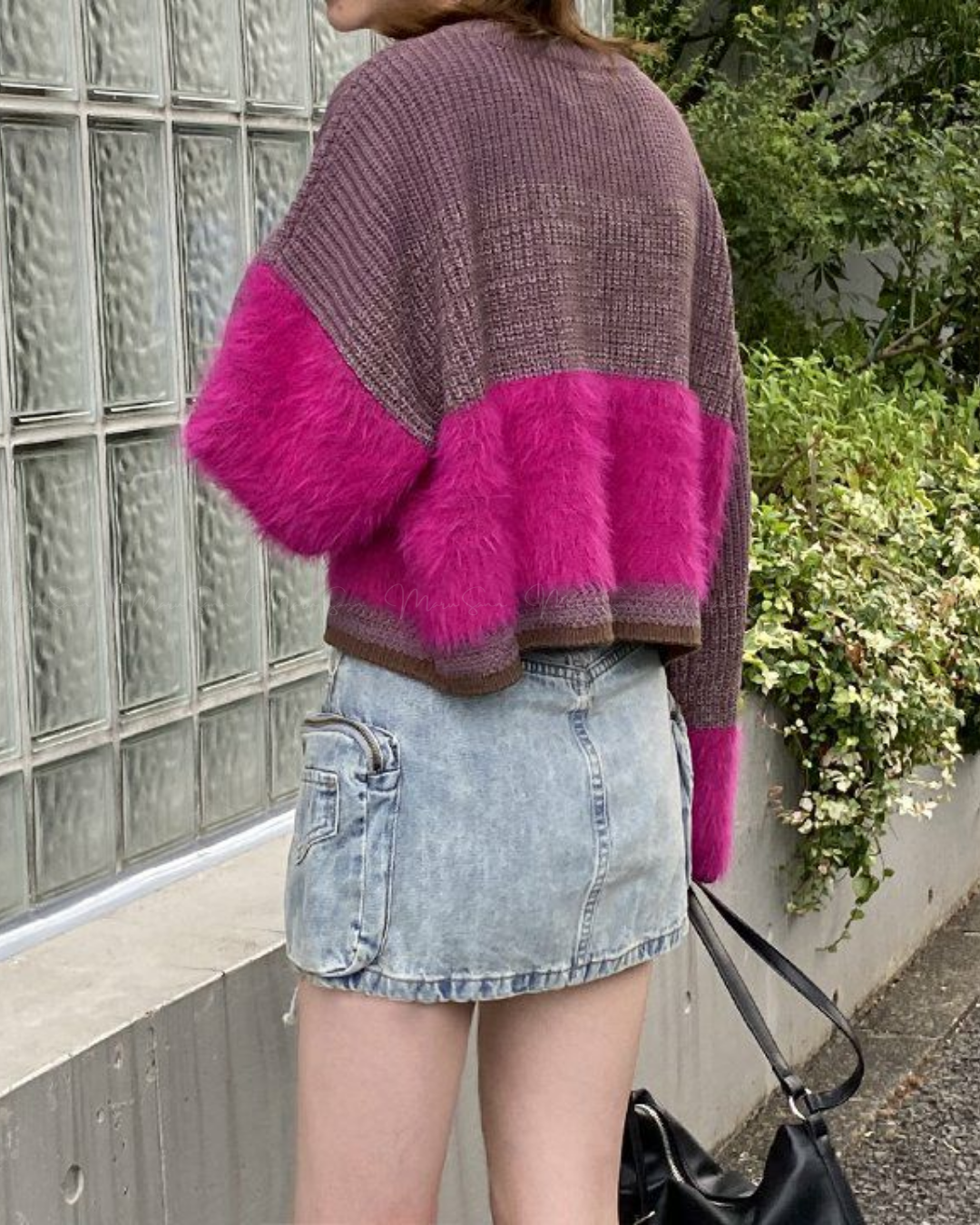 🇯🇵 JAPAN ♥ AS KNOW AS PINKY Feather yarn gradient knit sweater 羽毛紗線針織短版漸層女款毛衣 (3色入)   🔎 ɪᴛᴇᴍ ɴᴏ.： SS-jspn0659