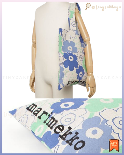 🇯🇵日本限定 ♥ Marimekko Vankka Piirto Unikko Tote Bag 手提包｜環保袋 トートバッグ \ 夠大又實用！輕鬆carry住高質感氛圍 /