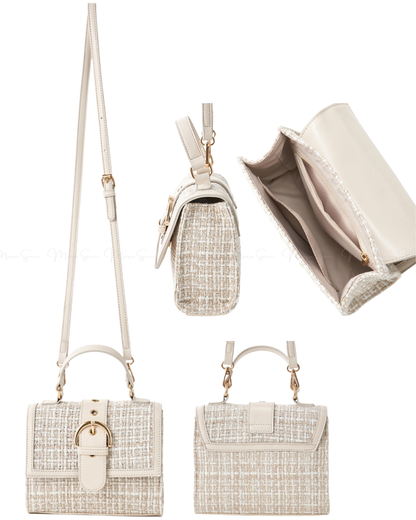 🇯🇵 JAPAN ♥ 2Way Checkered x Leather Square Shoulder Bag
2Way格紋X皮革方形單肩包 🔎 ɪᴛᴇᴍ ɴᴏ.： SS-jgtr358aa