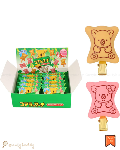 🇯🇵日本 ♡ LOTTE Koala's March Hair Clip (10 Types) (Blind Box) 樂天熊仔餅 小髮夾 ＜全10種＞