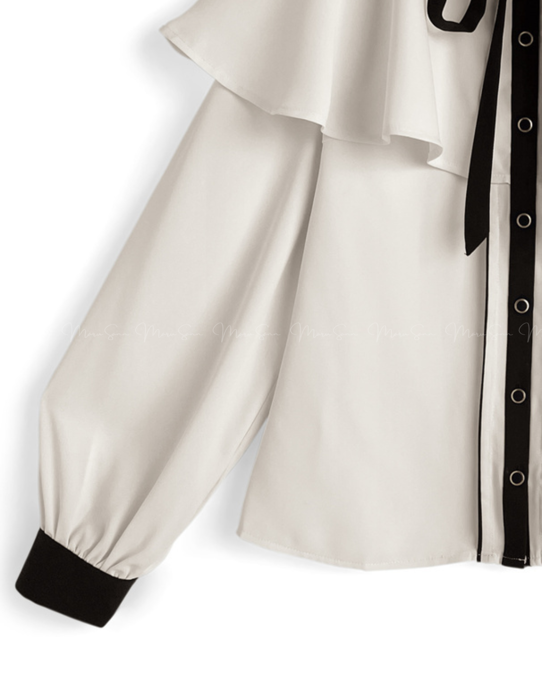 🇯🇵 JAPAN ♥ Colour scheme Ribbon Cape Collar Blouse
配色領帶斗篷領襯衫

🔎 ɪᴛᴇᴍ ɴᴏ.： SS-jgta2990