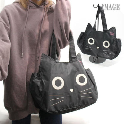 🇯🇵JAPAN ♡ Tama Chan Cat Face Eco-Friendly Bag 日本 Tama Chan 貓臉造型環保袋 たまちゃんフェイス エコバッグ