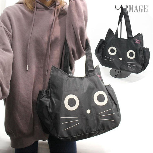 🇯🇵JAPAN ♡ Tama Chan Cat Face Eco-Friendly Bag 日本 Tama Chan 貓臉造型環保袋 たまちゃんフェイス エコバッグ
