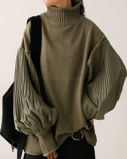 🇯🇵 JAPAN ♥ Pleated Sleeve Knit Top 皺褶袖針織上衣 ◍ 2色入 🔎 ɪᴛᴇᴍ ɴᴏ.： SS-jrhm2685