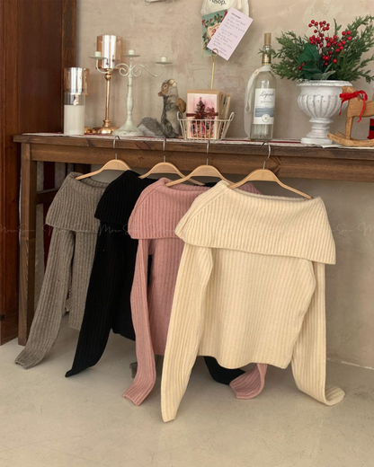 🇰🇷KOREA 
♥ 溫柔一字領 SS-KSS97269136