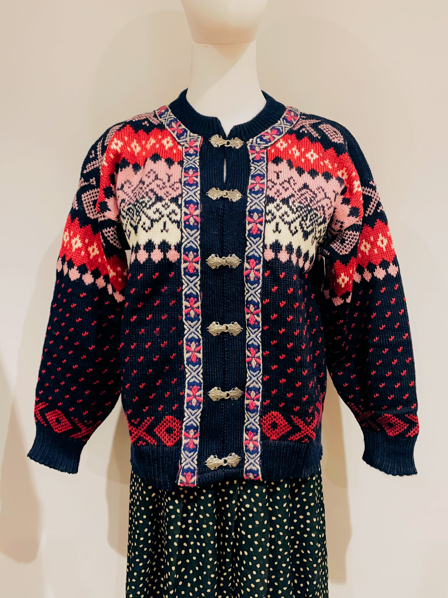 🇪🇺歐美古著｜VintageClothes - 圖騰民族紋冷外套 Coat 🔎 ss-vin383