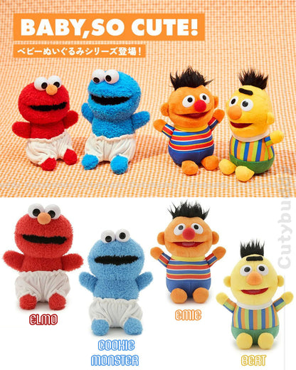 🇯🇵日本 ♡限定 芝麻街Q版BB公仔 Sesame Street Market BB Doll セサミストリートマーケット ベビーぬいぐるみ
