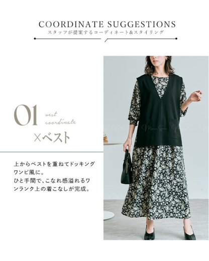 🇯🇵 JAPAN ♥ 3way花柄雪紡連身裙 SS-jsjmp0022