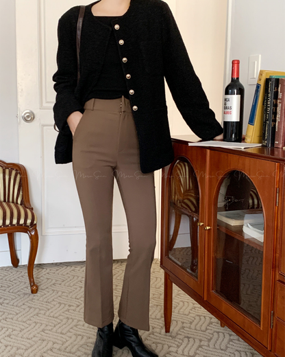 (UK🇬🇧)🇰🇷KOREA ♥ Unbalanced Off-Shoulder Knitwear ♥ 熱銷商品 奶油色不對稱露單肩針織衫 (4色入)  🔎 ɪᴛᴇᴍ ɴᴏ：SS-KSS93544093