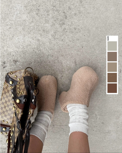 🇯🇵 JAPAN ♥ Thick-soled boa clog sandals ♥ 厚底波阿木屐涼鞋  🔎 ɪᴛᴇᴍ ɴᴏ.： SS-jgzr12620