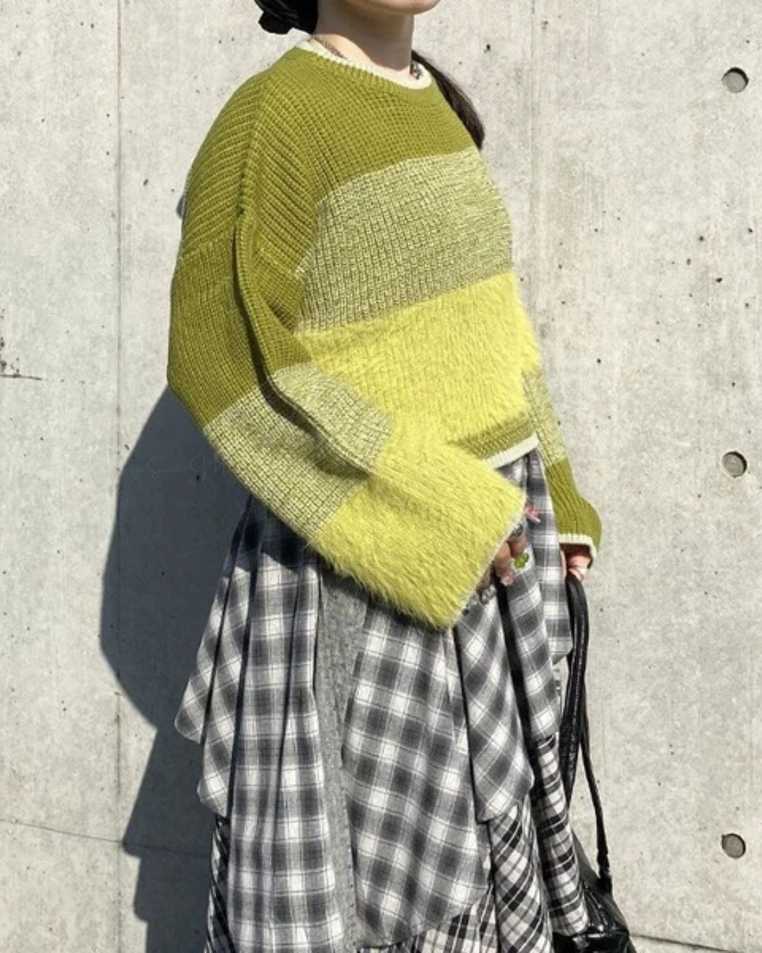 🇯🇵 JAPAN ♥ AS KNOW AS PINKY Feather yarn gradient knit sweater 羽毛紗線針織短版漸層女款毛衣 (3色入)   🔎 ɪᴛᴇᴍ ɴᴏ.： SS-jspn0659