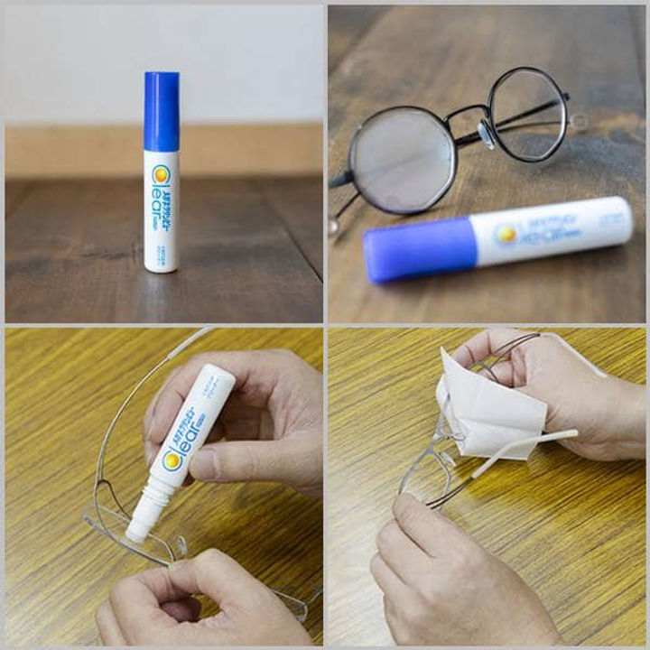🇯🇵Made in Japan Ichinen-Chem Anti-fog coating for glasses 10ml 日本製 眼鏡清潔除霧及去污液 メガネクリンビューくもり止めクリーナー 10ml