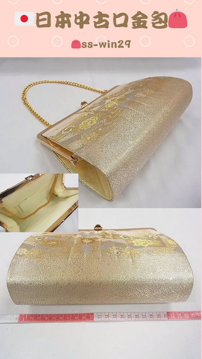 🇯🇵JAPAN Vintage ♡ Bags(Frame Purse/Frame Clutch/Kuchi Bag/Wallet)｜ 🇯🇵日本古著 ♡ 手袋(金襴錦織西陣織和裝手袋/口金袋/銀包)｜ Early Japanese second-hand old bag / ladies dinner bag 🔎ss-vin27(左) 🔎ss-vin28(中) 🔎ss-vin29(右) Japanese Vintage Handbag