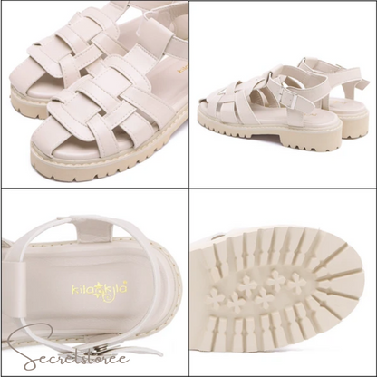 🇯🇵日本 厚底織帶羅馬涼鞋 sandal サンダル ★ 產品編號🔎 SS-jsu59-5780101