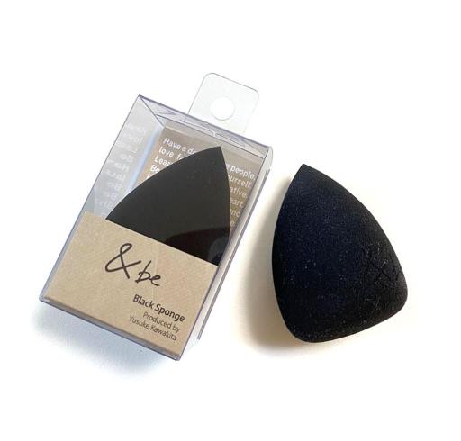 🇯🇵日本｜@ COSME化妝工具第一名｜河北裕介監製 &BE 乾濕2用黑色美妝蛋 Black Sponge