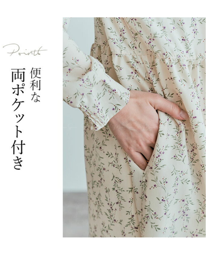 🇯🇵 JAPAN ♥ 3way花柄雪紡連身裙 SS-jsjmp0022