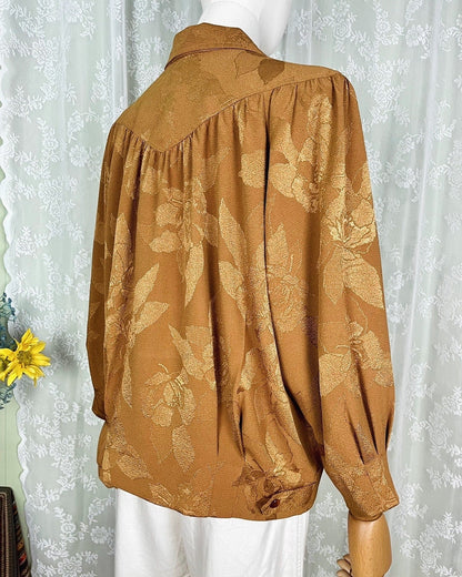 🇯🇵Japanese vintage dark leaf print jacket
 Vintage Outer 🔎 ss-vin073