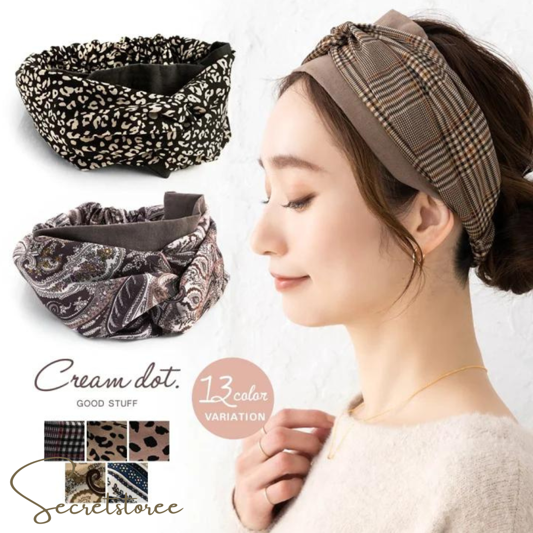 🇯🇵Japanese Super Wide Noble Texture Headband (Multiple Colors) Headband★Product Code🔎 SS-jra04835