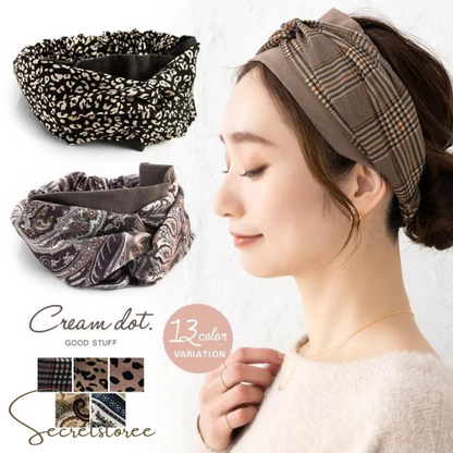 🇯🇵Japanese Super Wide Noble Texture Headband (Multiple Colors) Headband★Product Code🔎 SS-jra04835