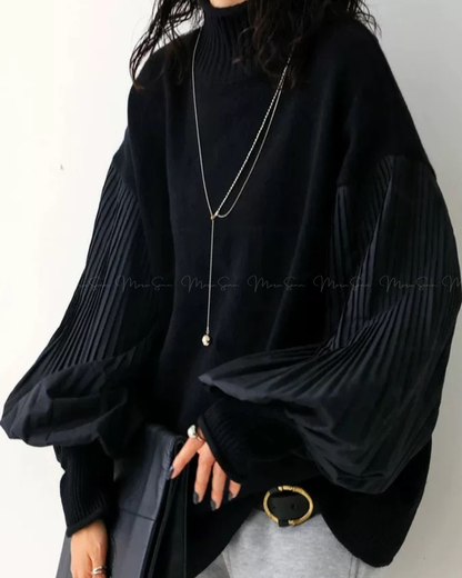 🇯🇵 JAPAN ♥ Pleated Sleeve Knit Top 皺褶袖針織上衣 ◍ 2色入 🔎 ɪᴛᴇᴍ ɴᴏ.： SS-jrhm2685