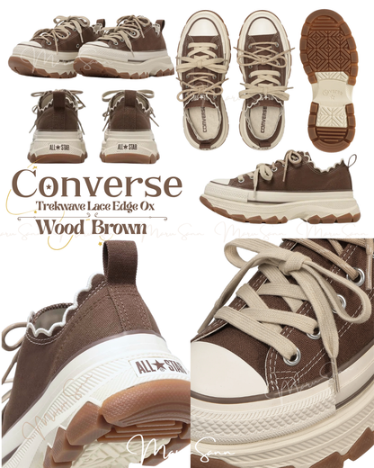 🇯🇵日本限定 ♥ 荷葉花邊厚底鞋 CONVERSE ALL STAR TREKWAVE LACE EDGE OX 🔎 ɪᴛᴇᴍ ɴᴏ.： ss-jc70210