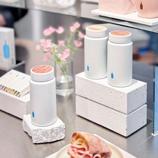 🇯🇵日本 ♥ 最新限量版 BLUE BOTTLE Coffee x RIVERS MOKU Drink Bottle 藍瓶咖啡 聯名木紋蓋輕量保溫瓶 モク ドリンクボトル