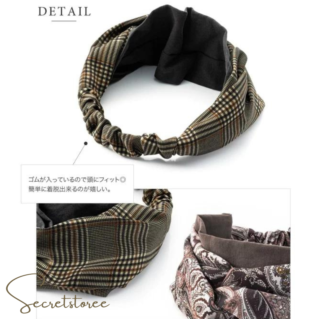🇯🇵Japanese Super Wide Noble Texture Headband (Multiple Colors) Headband★Product Code🔎 SS-jra04835
