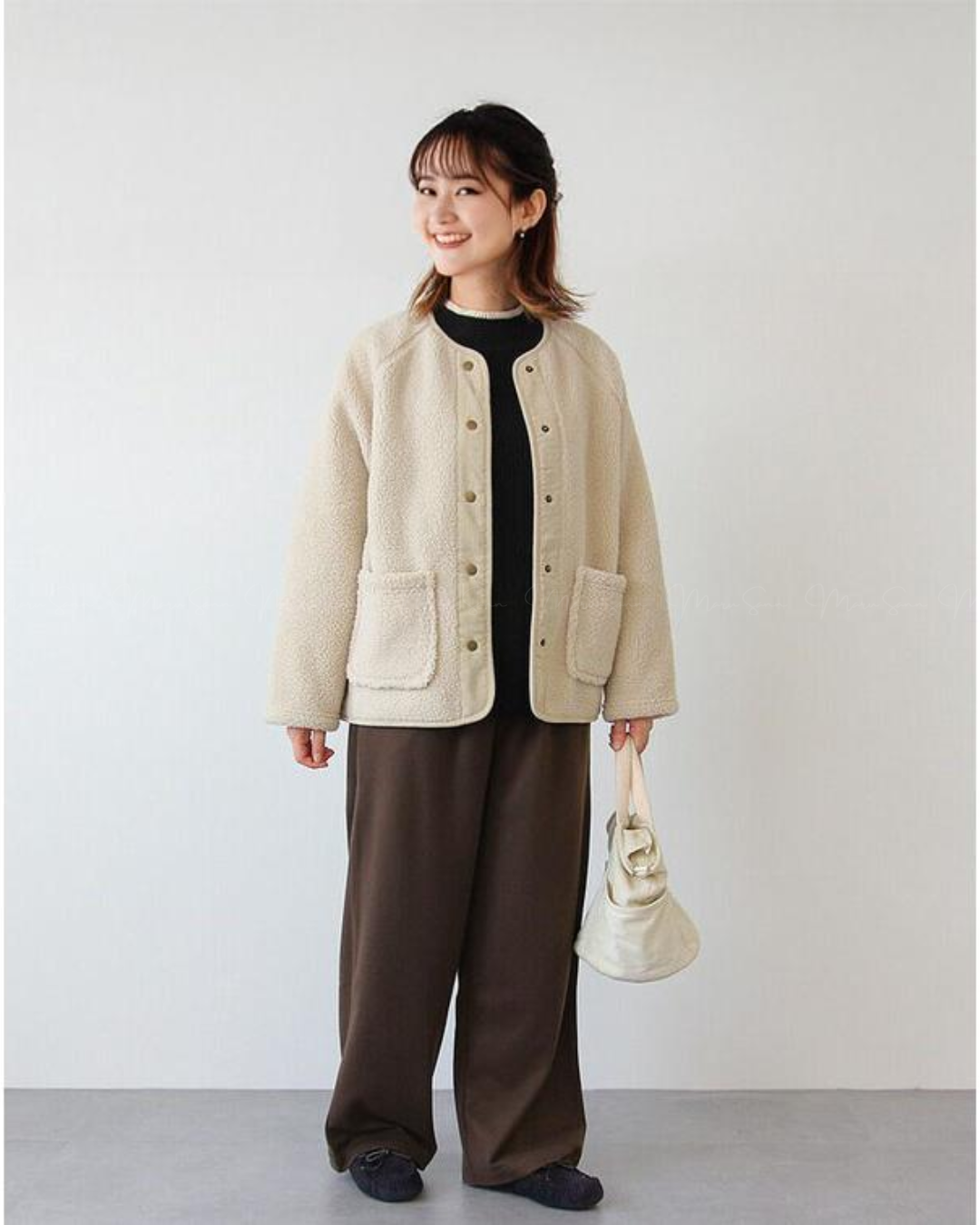 🇯🇵 JAPAN ♥ iro no hi Lambswool coat  ♥ 羊羔絨外套 🔎 ɪᴛᴇᴍ ɴᴏ：SS-JS25706