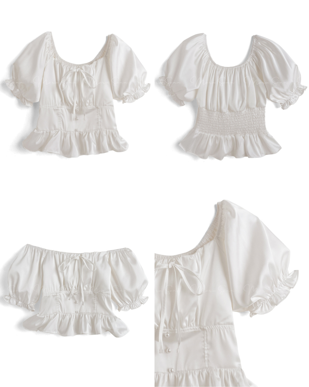 🇯🇵 JAPAN
♥ 泡泡袖珍珠鈕2way襯衫

🔎 ɪᴛᴇᴍ ɴᴏ：SS-JGTO078