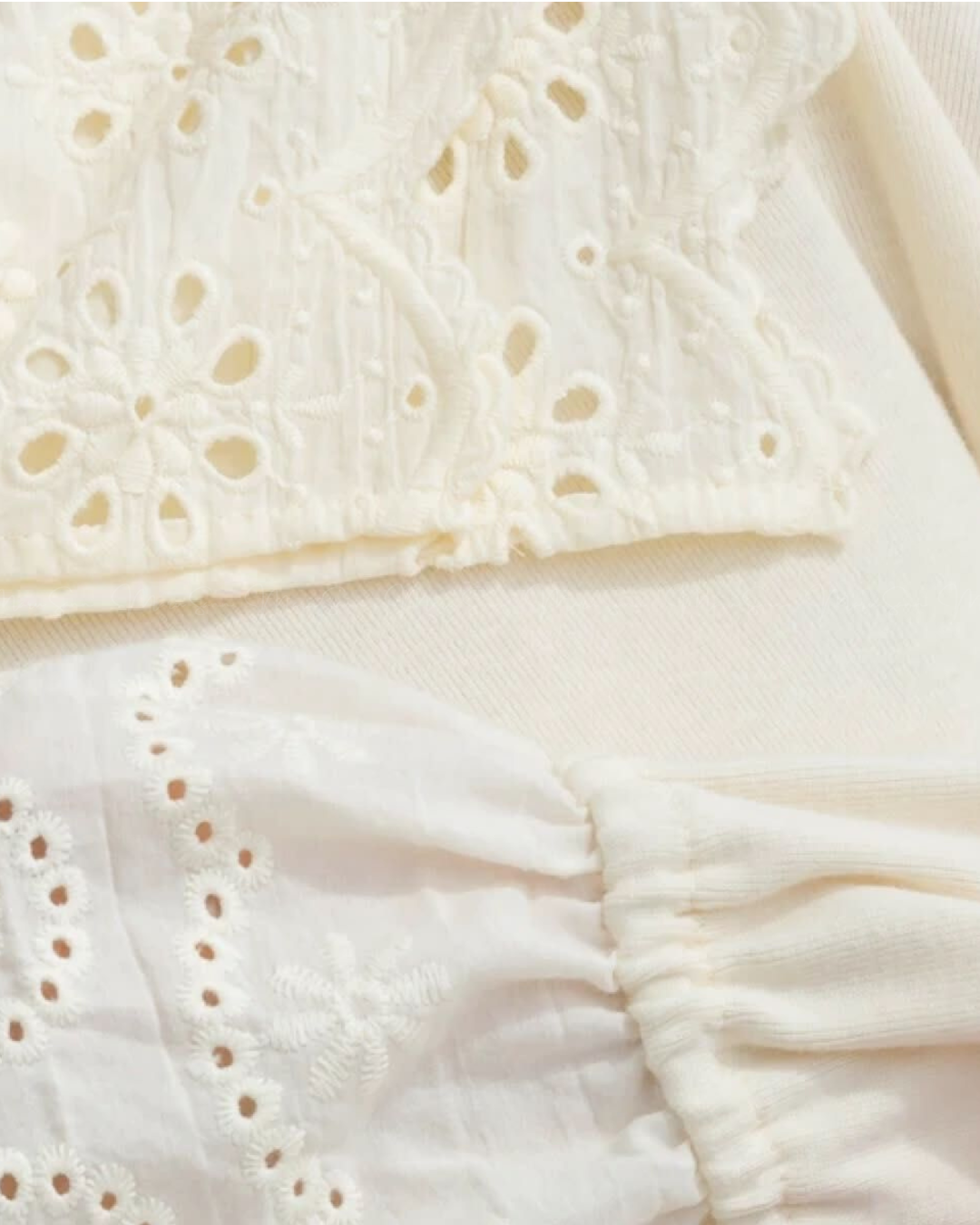 🇯🇵JAPAN
♥ 法式羅紋蕾絲領套頭衫 SS-JSA251841L