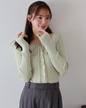 🇯🇵 JAPAN ♥  Ribbed knit top with square neck and ribbon choker ♥ 蝴蝶結桃心領坑紋 Knit (3色入)  🔎 ɪᴛᴇᴍ ɴᴏ：SS-JS31886