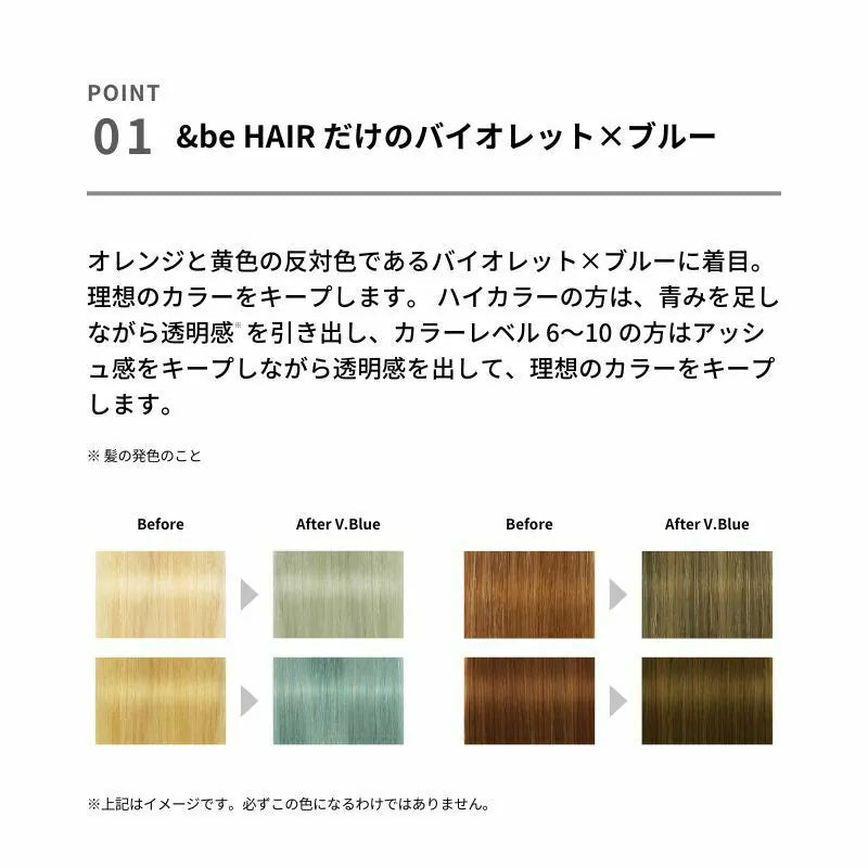 🇯🇵Japanese Yusuke Kawabei Hair Color Shampoo V.Blue 280ml アンドビーシャンプーV.Blueティスト