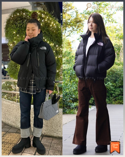 🇯🇵日本 ♥ 
THE NORTH FACE W Kalmia Nuptse Boots WP
防水防滑透氣保暖短靴(2色入) \ threads 爆紅的防水高跟靴，造型時尚又防水保暖 ‪/