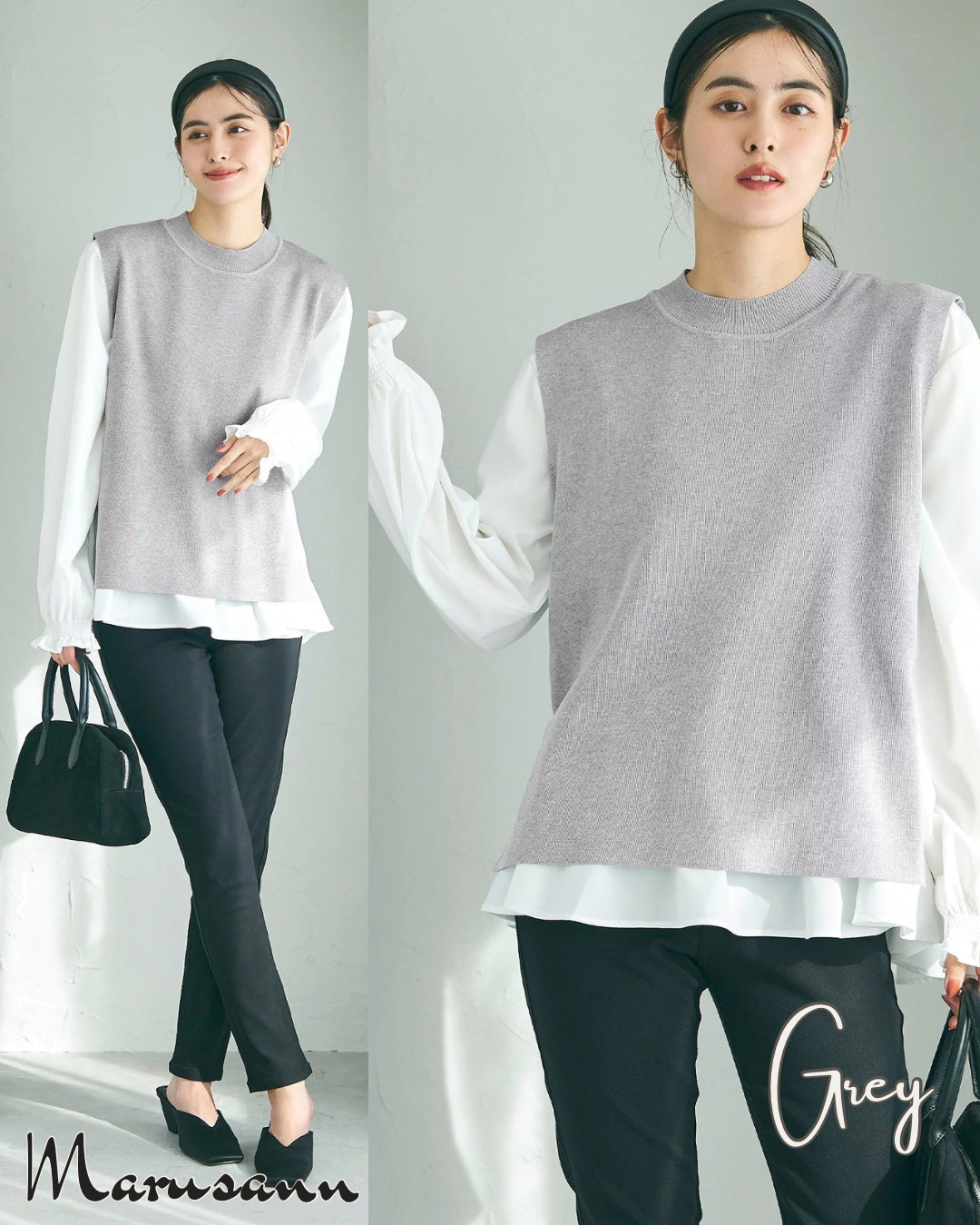 🇯🇵JAPAN｜Vest set blouse 背心套裝襯衫  🔎 ɪᴛᴇᴍ ɴᴏ.： SS-jrbj6407_16