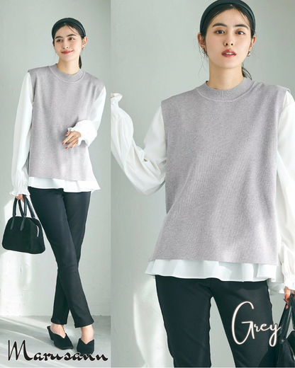 🇯🇵JAPAN｜Vest set blouse 背心套裝襯衫  🔎 ɪᴛᴇᴍ ɴᴏ.： SS-jrbj6407_16