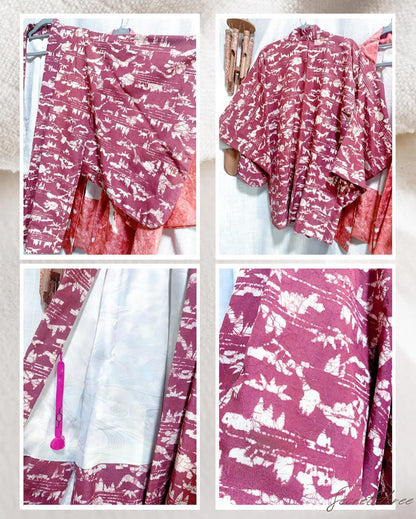 🇯🇵JAPAN Vintage ♡ Clothes (Haori/Kimono/Yukata)｜ 🇯🇵Japanese Vintage ♡ Traditional Versatile Clothes💮(👘Haori/Kimono/Yukata)｜🔎SS-vin33 🔎SS-vin34
