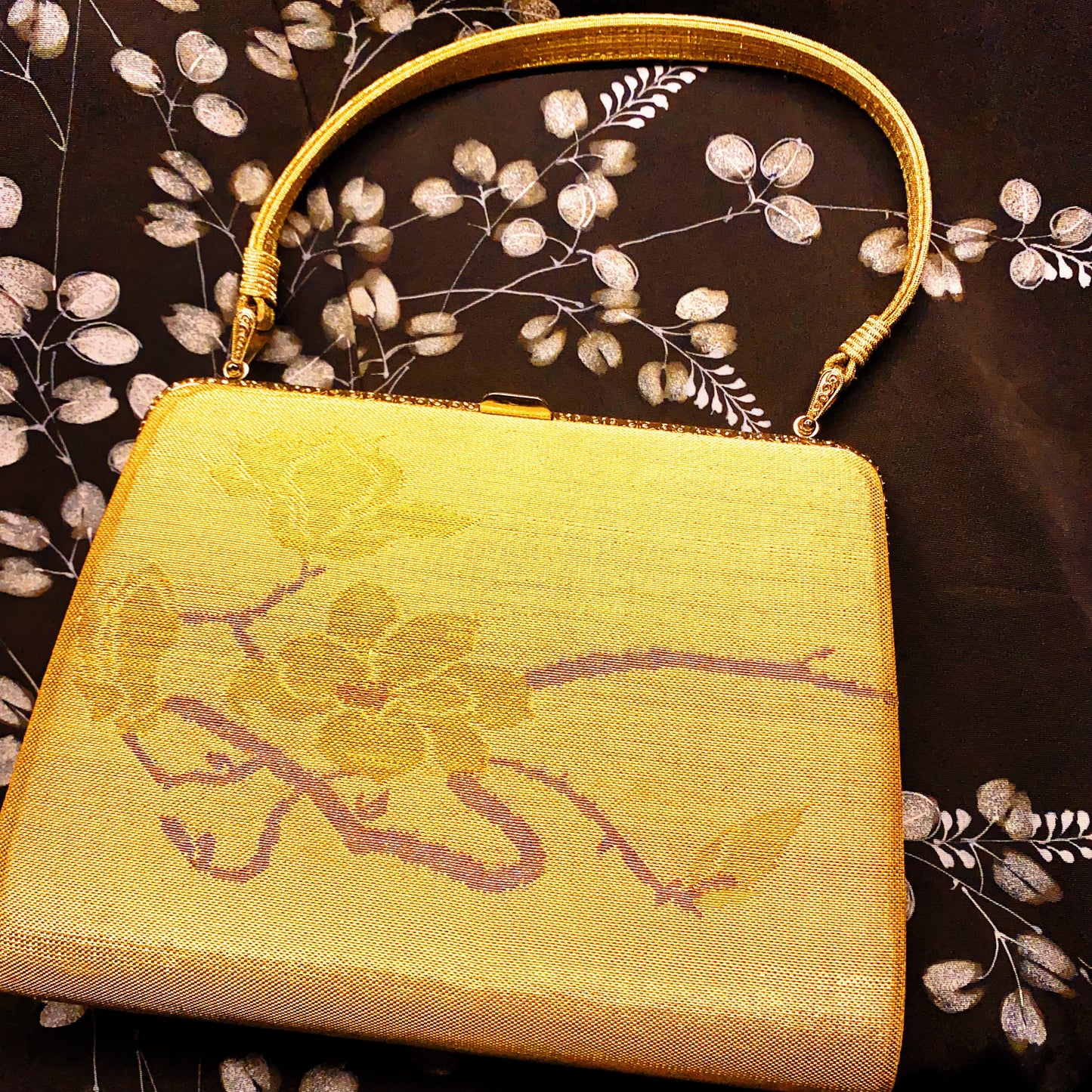 🇯🇵JAPAN Vintage ♡ Bags(Frame Purse/Frame Clutch/Kuchi Bag/Wallet)｜ 🇯🇵日本古著 ♡ 手袋(金襴錦織西陣織和裝手袋/口金袋/銀包)｜🔎ss-vin402