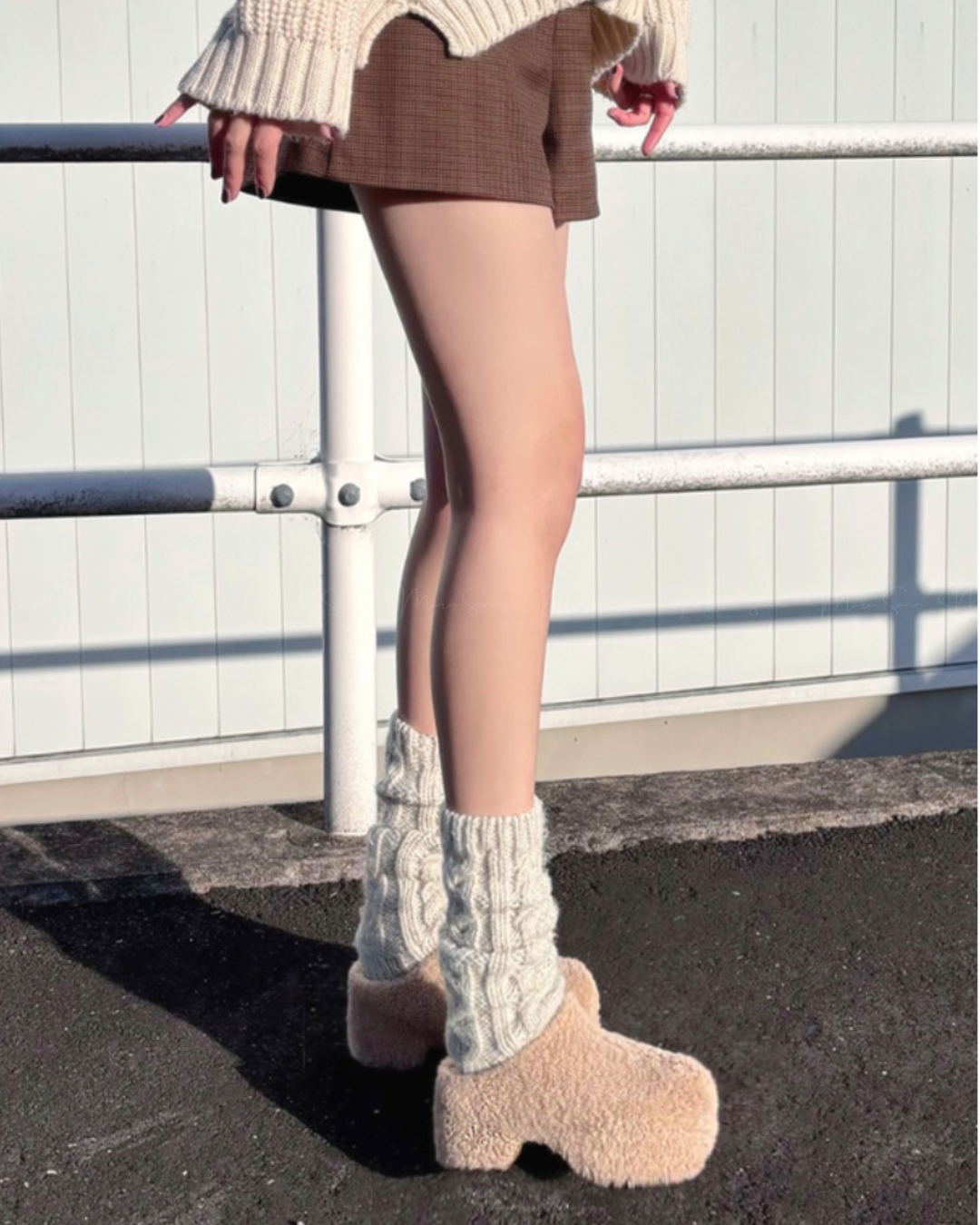 🇯🇵 JAPAN ♥ Thick-soled boa clog sandals ♥ 厚底波阿木屐涼鞋  🔎 ɪᴛᴇᴍ ɴᴏ.： SS-jgzr12620