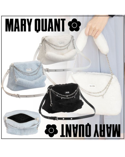 🇯🇵 JAPAN ♥ MARY QUANT Double-chain plush 2-way bag
♥ 雙鏈毛絨絨2way袋(3色入)

🔎 ɪᴛᴇᴍ ɴᴏ.： SS-jr225-814093