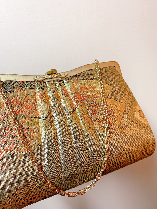 🇯🇵JAPAN Vintage ♡ Bags(Frame Purse/Frame Clutch/Kuchi Bag/Wallet)｜ 🇯🇵日本古著 ♡ 手袋(金襴錦織西陣織和裝手袋/口金袋/銀包)｜🔎 ss-vin207