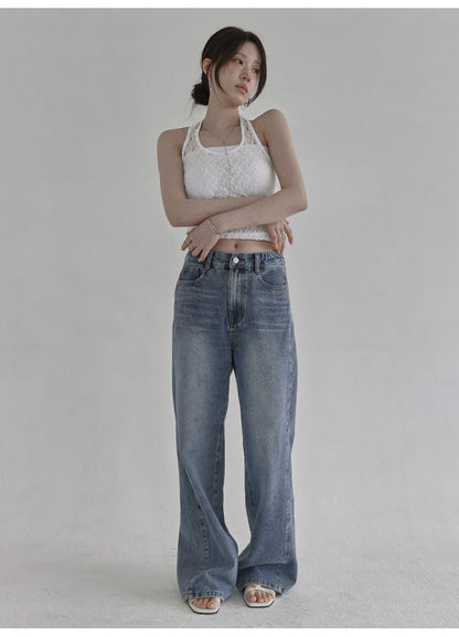 🇰🇷KOREA ♥ Lace halter top 蕾絲掛頸背心 ks98235361