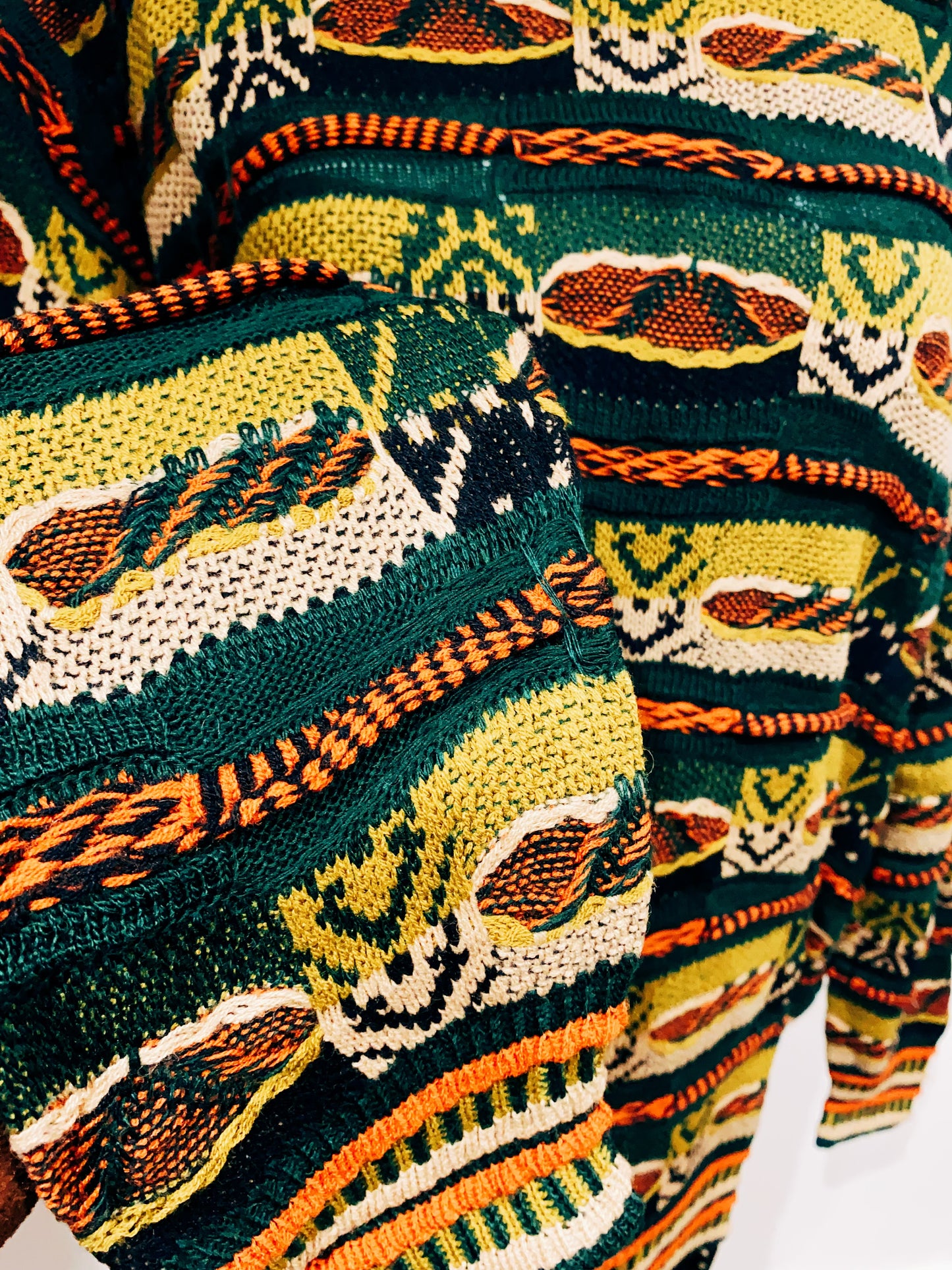 🇯🇵日本古著｜ VintageClothes -  古瓜紋冷衫 Notorious Sweater  Coogi style 🔍ss-vin379